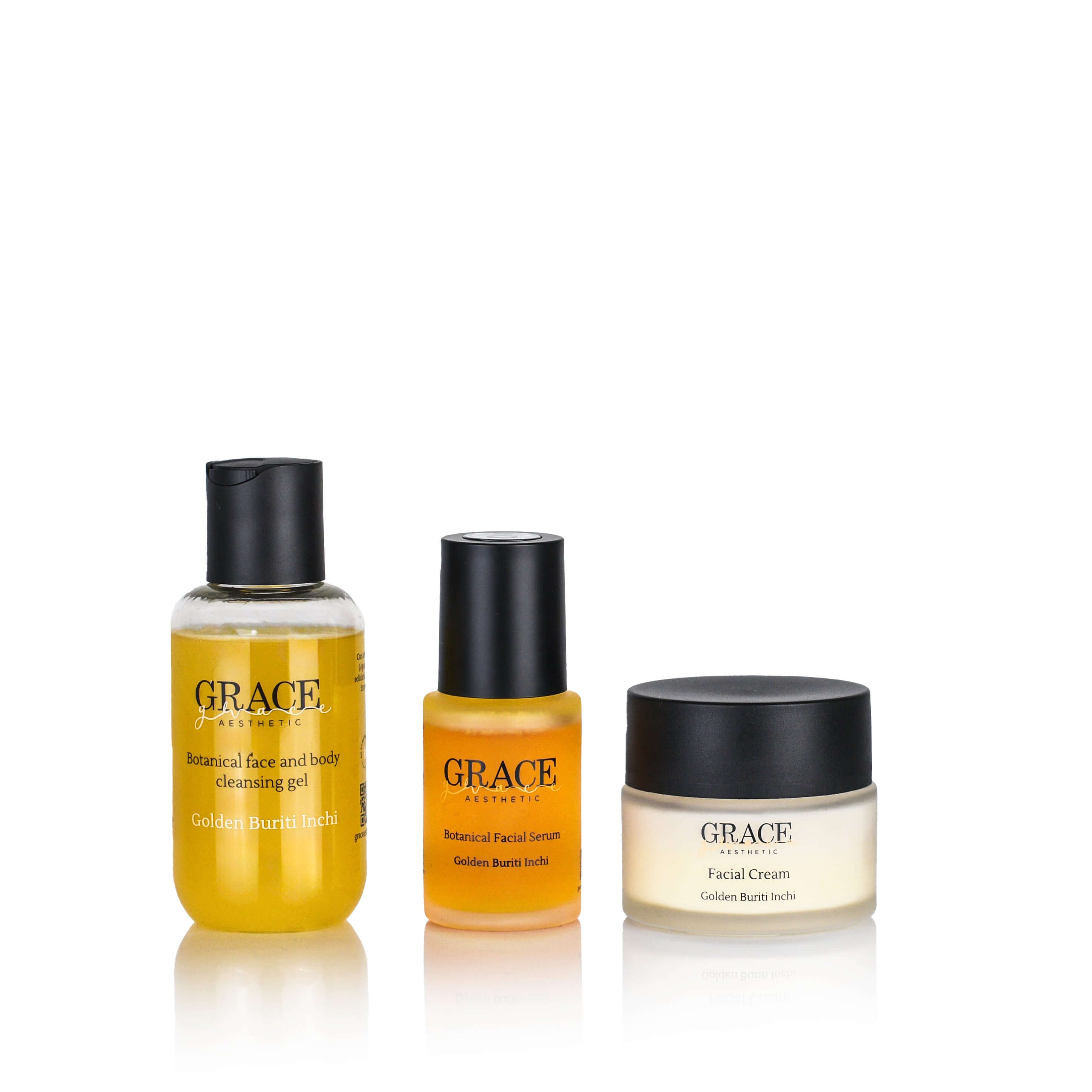Rutina Facial Grace, distribuido por Onna therapy. Skincare diaria