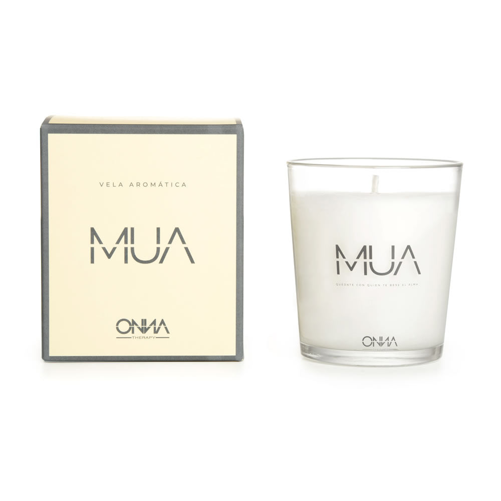 "MUA" AROMATIC CANDLE with natural oil extracts of "Bulgarian Rose".