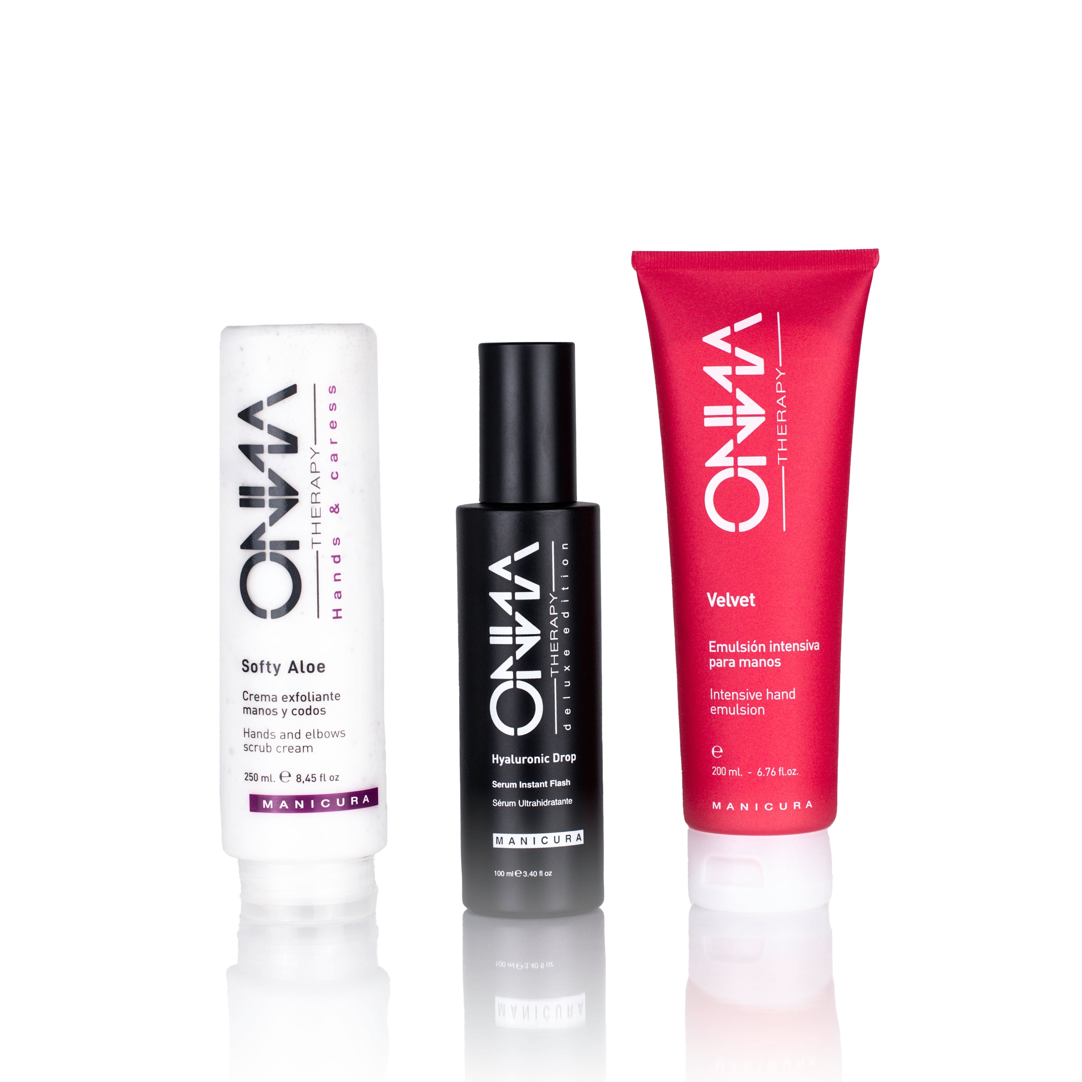 tratamiento completo para manos que exfolia, hidrata y regenera.